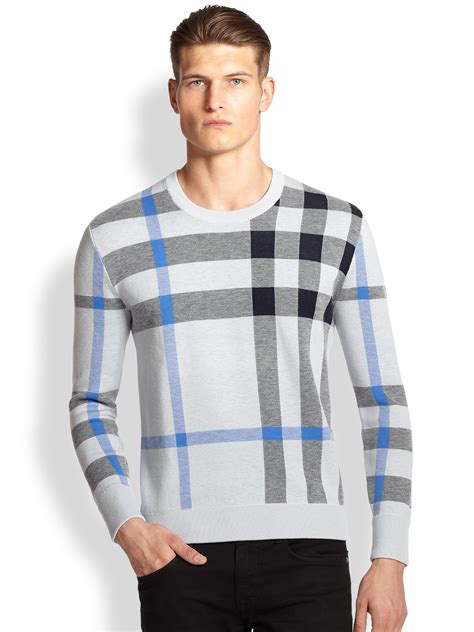 burberry mens jumper sale|burberry sweater men's.